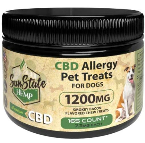 CBD PET TREATS ALLERGY 1200MG | SUNSTATE