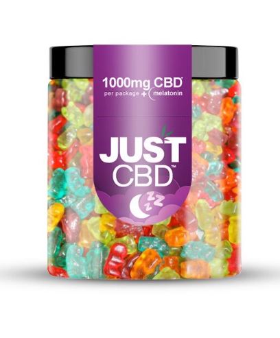 GUMMIES SLEEP CON MELATONINA 1000MG POR ENVASE  | JUST CBD