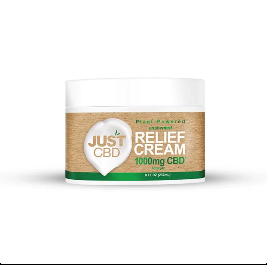 RELIEF CREAM JAR 8OZ. - 1000MG | JUST CBD