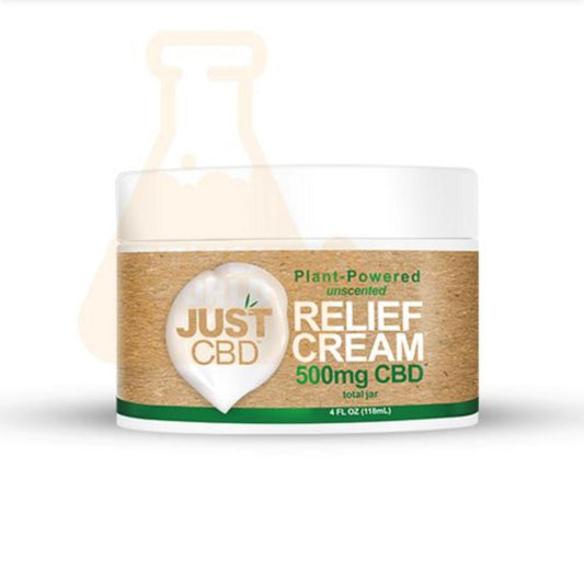 RELIEF CREAM JAR 4OZ. - 500MG | JUST CBD