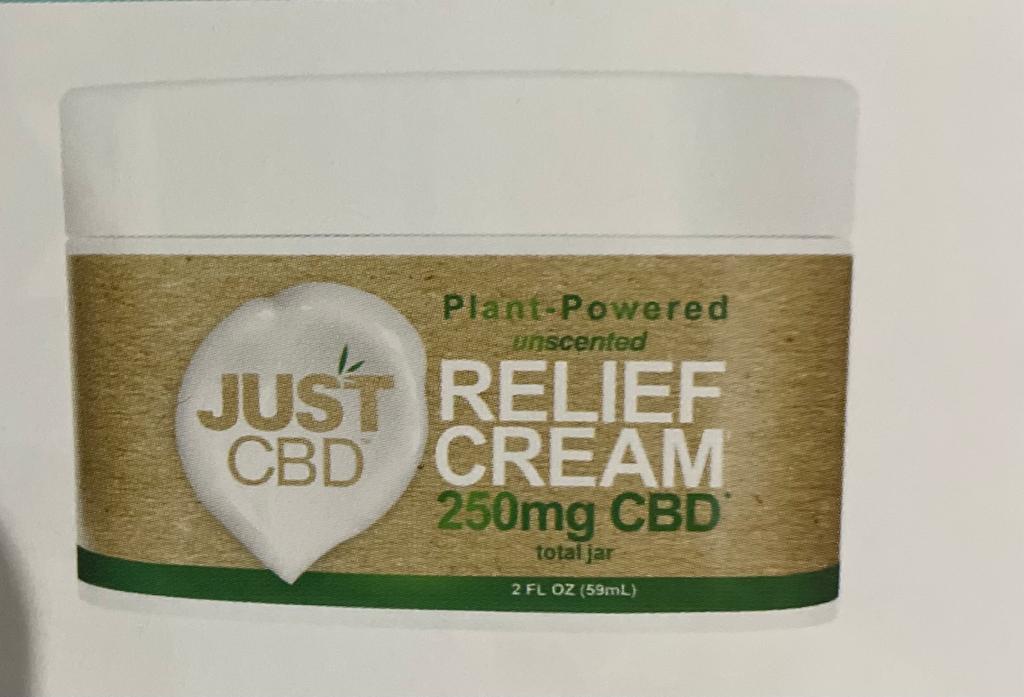 RELIEF CREAM JAR 2OZ. - 250MG | JUST CBD