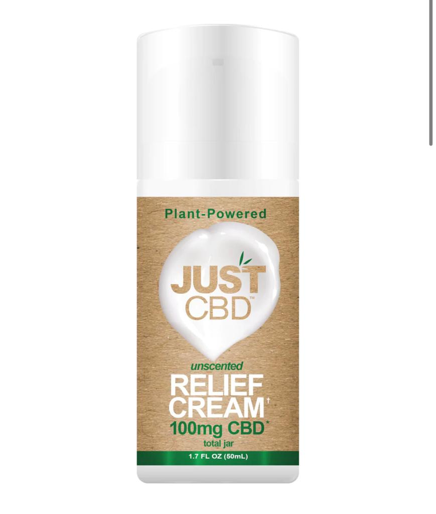 RELIEF CREAM PUMP 1.7OZ 100MG | JUST CBD