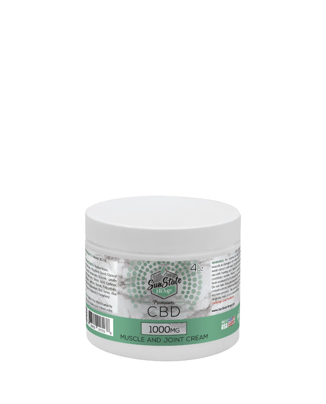 CBD MUSCLE AND JOINT CREAM 1000MG | SUNSTATE