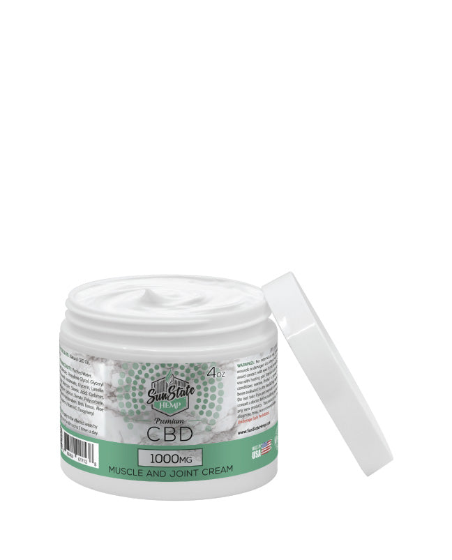 CBD MUSCLE AND JOINT CREAM 1000MG | SUNSTATE