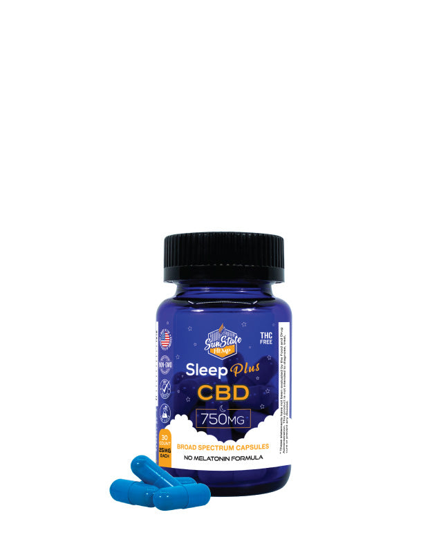 CAPSULAS PARA DORMIR CON CBD BROAD SPECTUM 30PCS 750MG | SUNSTATE